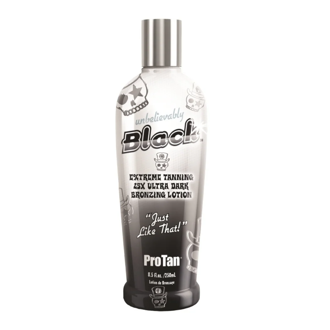 Pro Tan Unbelievably Black Extreme Tanning 25X Ultra Dark Bronzing Lotion 250ml